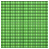 Green Checked Tartan Print, Stof (Swatch)