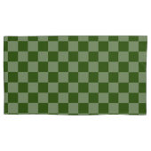 Green Checker Two Tone Kussenslopen HAMbyWG (Voorkant-Links)