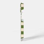 Green Checkerboard Aesthetic Phone Case iPhone Hoesje (Linkerkant)