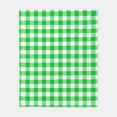 Green Checkered Square Seamless Pattern  Fleece Deken (Voorkant)