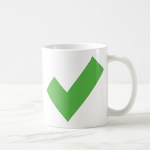 GREEN CHECKMARK CONTROLEERT CORRECT SYMBOOL KOFFIEMOK