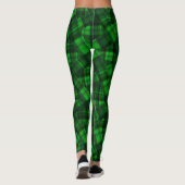 Green Checkross Tartan Leggings (Achterkant)