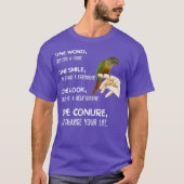 Green Cheek Conure Clothing One Conure Parrot T-shirt (Voorkant)