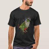 Green Cheek Conure Conure Parrot T-shirt (Voorkant)