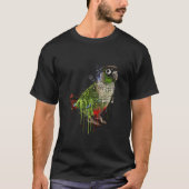Green Cheek Conure Conure Parrot T-shirt (Voorkant)
