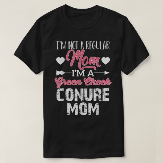 Green Cheek Conure Mom Im Not A Regular Mom Png  T-shirt (Design voorkant)