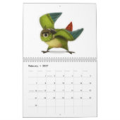 Green Cheek Conure Parrot 2021-kalender Kalender (Feb 2027)