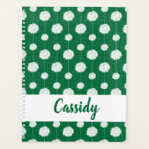 Green Cheerleader Pom Pom Pattern