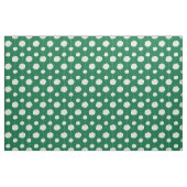 Green Cheerleader Pom Pom Pattern Stof (Fat Quarter)