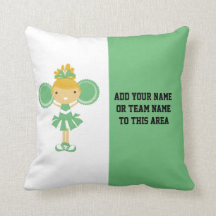 Green Cheerleading American MOJO Pillow Kussen