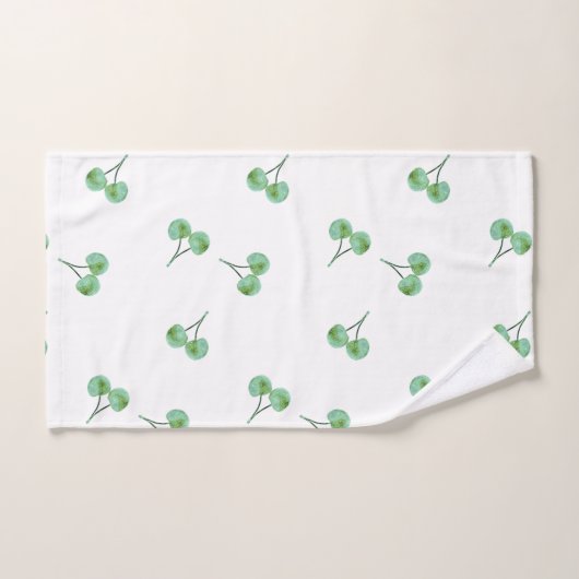 Green Cherry Bad Handdoek (Handdoek)