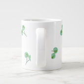 Green Cherry Pattern Grote Koffiekop (Achterkant)