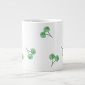 Green Cherry Pattern Grote Koffiekop (Voorkant)