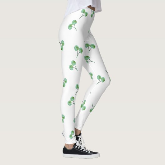 Green Cherry Pattern Leggings (Rechts)