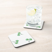 Green Cherry Pattern Onderzetter (Rechterzijde)