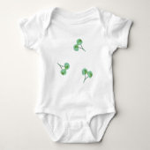 Green Cherry Pattern Romper (Voorkant)