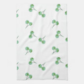 Green Cherry Pattern Theedoek (Verticaal)