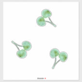 Green Cherry Sticker (Vel)