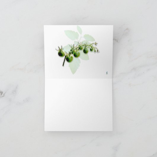 GREEN CHERRY TOMATO FOTO DANK JE KAART (Binnen)