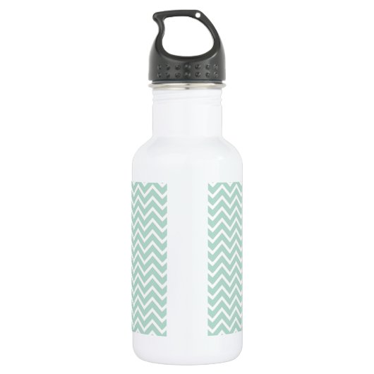 Green Chevron en Sparkly Stars Anchor Waterfles (Achterkant)