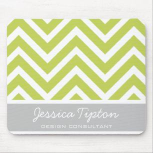 Green Chevron Mousepad   TBM Muismat