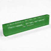 Green Chic Elegant Modern Desk Naambordje