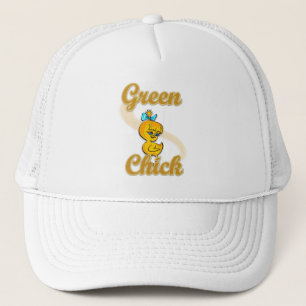 Green Chick Trucker Pet