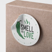 Green Chile Smell the Love Classic Round Sticker