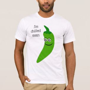 Green Chili Pepper Design gepersonaliseerd T-shirt