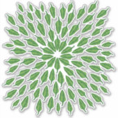 Green Chili Peppers Sticker (Voorkant)