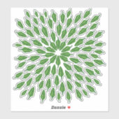 Green Chili Peppers Sticker (Vel)