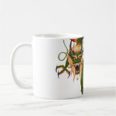 Green Chinese Dragon Koffiemok (Links)