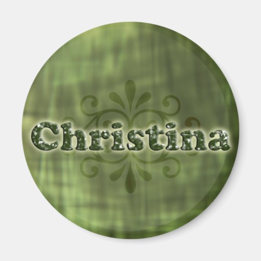 Green Christina Magneet (Voorkant)