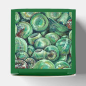 Green Christmas Balls Bedankdoosjes (Bovenkant)