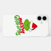 Green Christmas Creature with Winter Elements Case-Mate iPhone Case (Achterkant (horizontaal))