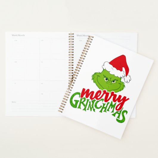 Green Christmas Creature with Winter Elements  Planner (Display)