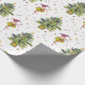 Green Christmas Elf gift wrap by Tonkinson Cadeaupapier (Hoek)