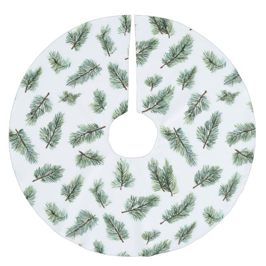 Green Christmas Pine Tree  Kerstboom Rok (Voorkant)