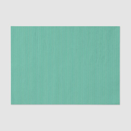 Green Christmas Stripe Classic Holiday Pattern Tissuepapier (Voorkant)