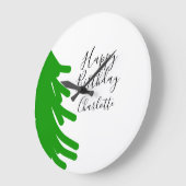 Green Christmas tree happy birthday December winte Grote Klok (Hoek)