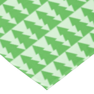 GREEN CHRISTMAS TREES Holiday Tablecloth Tafelkleed