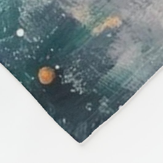 Green Christmas Trees Winter Forest Fleece Deken (Hoek)