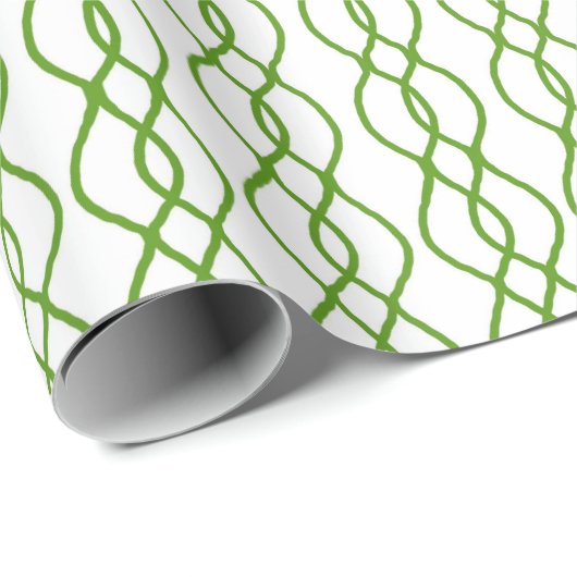 Green Christmas Wrapping Paper Cadeaupapier (Rol Hoek)