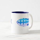 Green Chromis Big Dot Photo Mok (Voorkant rechts)