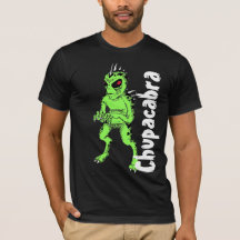 Green Chupacabra met Red Eye Cryptozoology Shirt