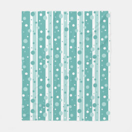 Green Circle Pattern Blanket Fleece Deken