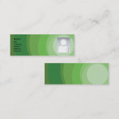 Green Circle Shades - Skinny Mini Visitekaartje (Voorkant / Achterkant)