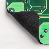 Green Circuit Board Patroon Muismat (Hoek)