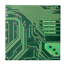 Green Circuit Board Patroon