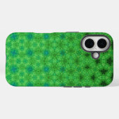 Green Circular Pattern Phone Case (Achterkant (horizontaal))